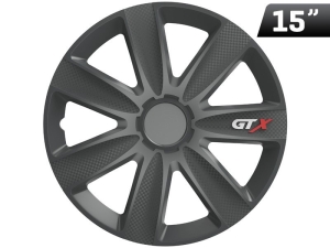 Kołpaki GTX carbon graphite 15", 4 szt.