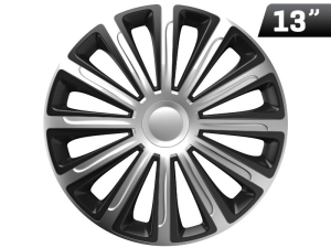 Kołpaki Trend silver / black 13", 4 szt.