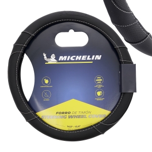 MICHELIN Pokrowiec na kierownicę "M" 36,8-39,4 cm, czarny