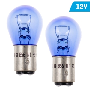 Żarówki VISION P21/5W 12V 21/5W BAY15d, super white, blister 2 szt.